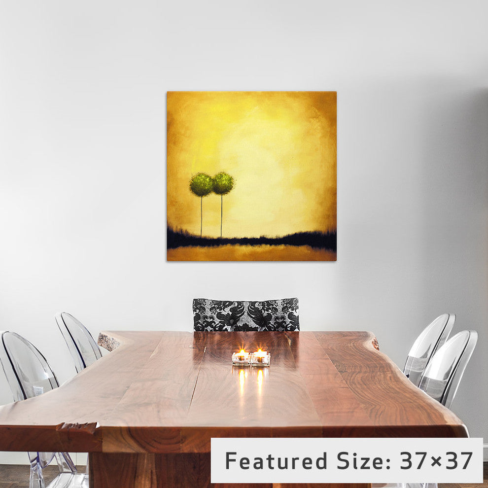 "Let''s Grow Old Together #2" by Heather Offord, 26x26x1.5"