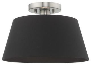 Livex Lighting Brushed Nickel 1-Light Ceiling Mount