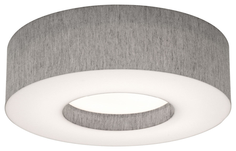 Montclair 12'' Fixture Light, Gray, Flush Mount