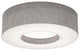Montclair 12'' Fixture Light, Gray, Flush Mount