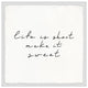 "Make It Sweet" Framed Painting Print, 12x12