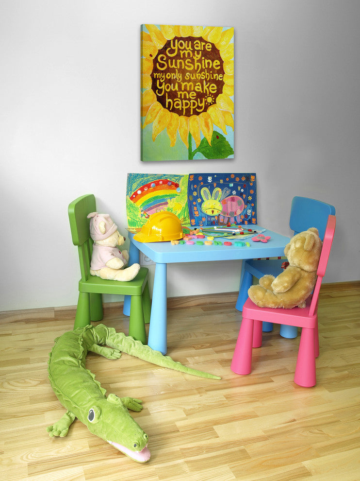 Marmont Hill, "Sunshine Sunflower II" by Nicola Joyner on Wrapped Canvas, 20x30