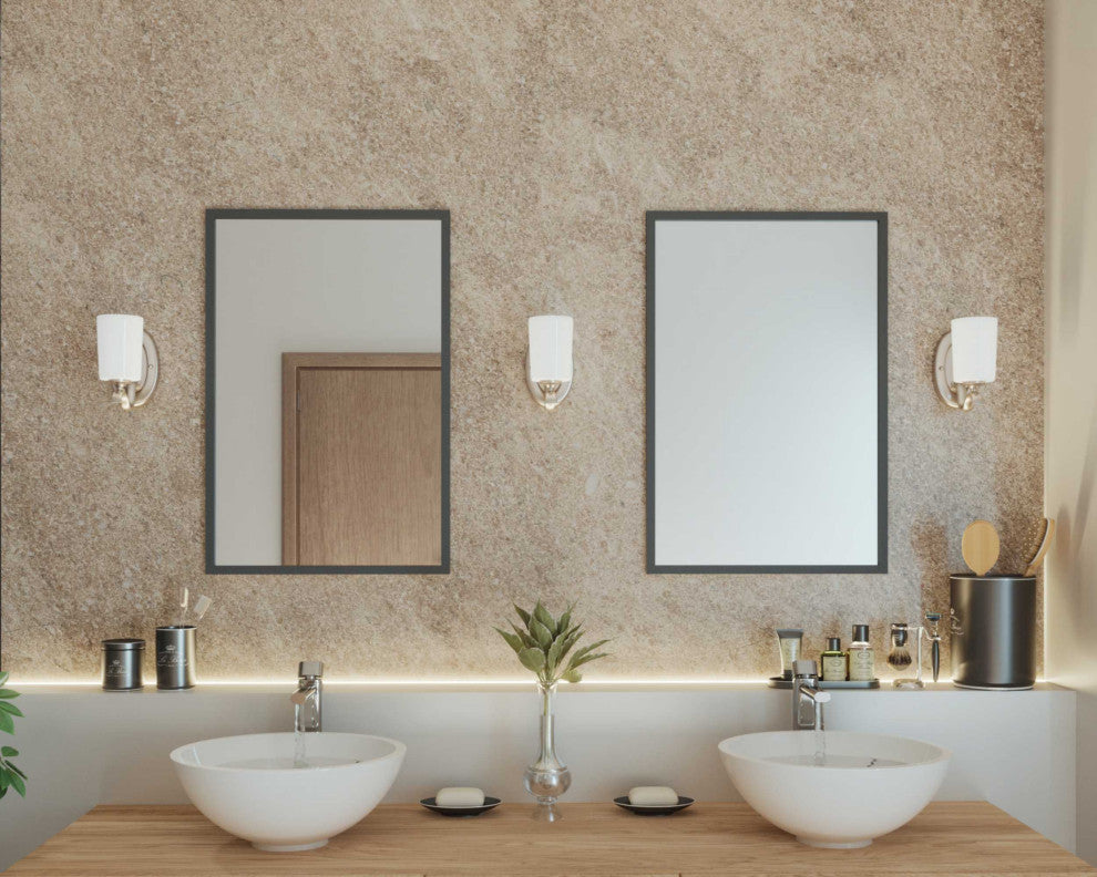 Inspire Collection 1-Light Bath Light, Brushed Nickel