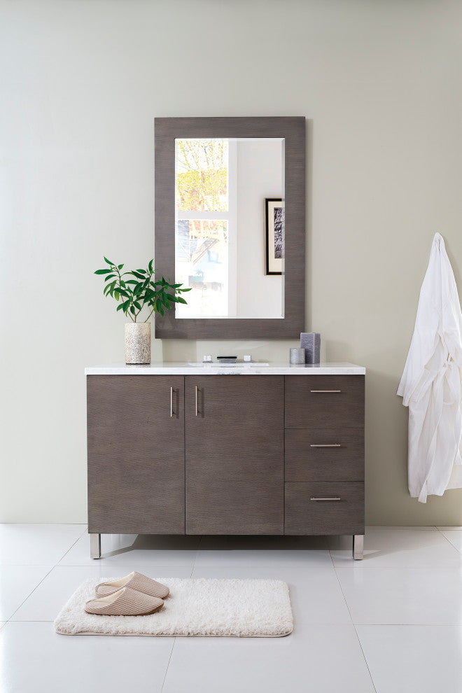 James Martin 850-V48-SOK-3AF 48 Inch Single Vanity with Solid Surface Top