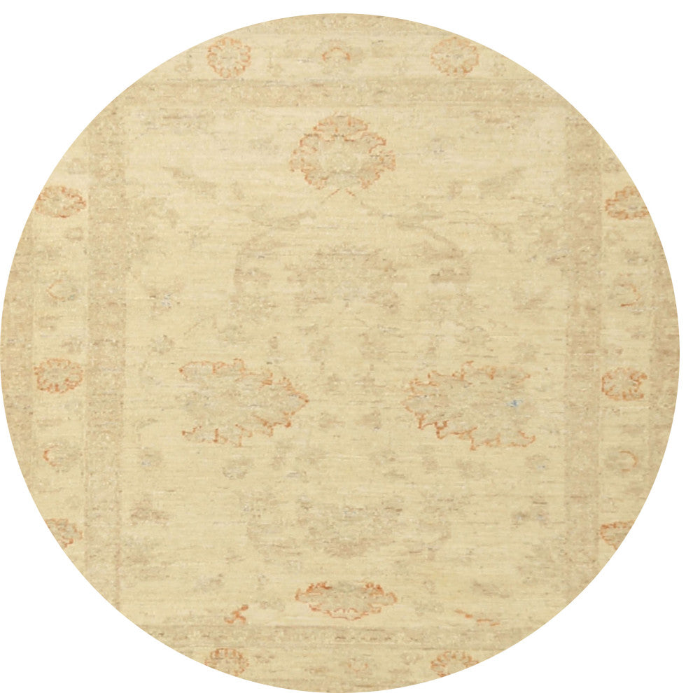 Ahgly Company Indoor Round Traditional Area Rugs, 4' Round