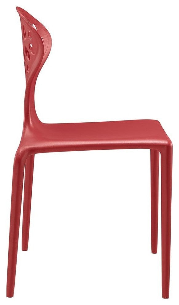 Modern Red Animate Dining Chair
