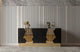 Callista Sideboard, Black and Gold