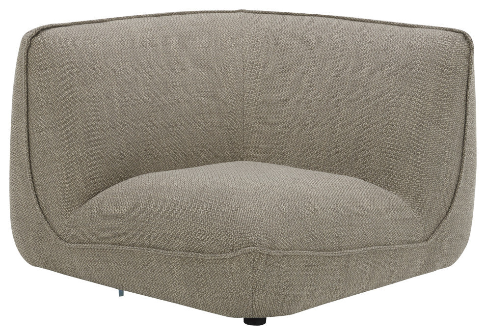 First of A Kind Zeppelin Corner Chair Speckled Pumice