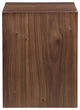 Contemporary Zio Sidetable Walnut - Brown