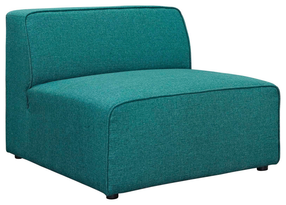 Modway Mingle Fabric Armless Chiar, Teal