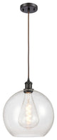 Innovations 516-1P-OB-G124-12 1-Light Mini Pendant, Oil Rubbed Bronze