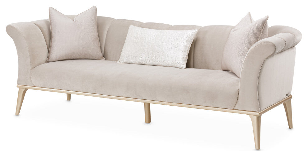 Yvette Sofa - Porcini/Champagne