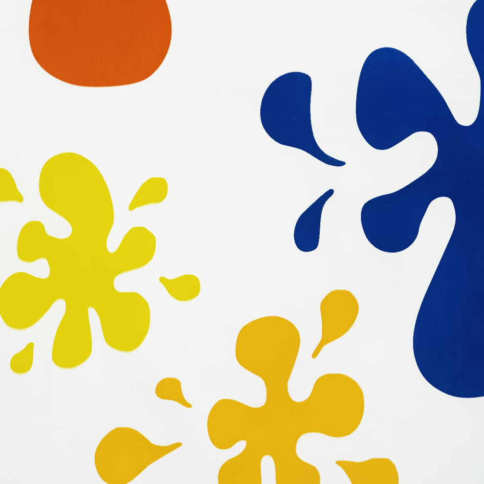 Color Splashes  - Vinyl Self-Adhesive Wallpaper Prepasted Wall Decor (Roll)