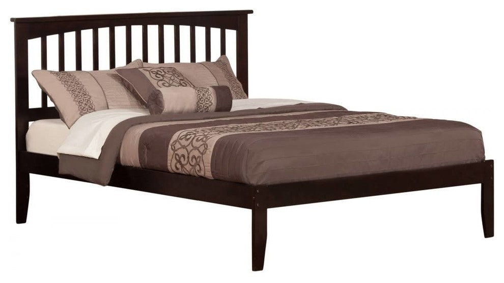 Mission Bed, Espresso, Queen