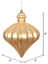 Vickerman 6" Cafe Latte Matte Onion Drop 4/Bg