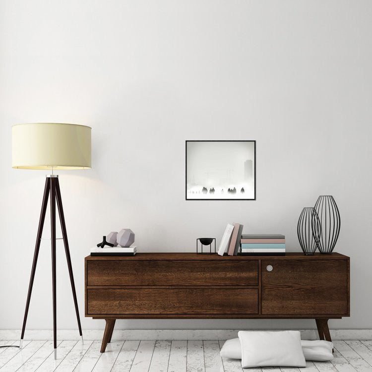 "Atmosphere" Framed Canvas Giclee by Piet Flour, 23x19"