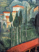 Amedeo Modigliani Landscape, Southern France - 21" x 28" Premium Canvas Print