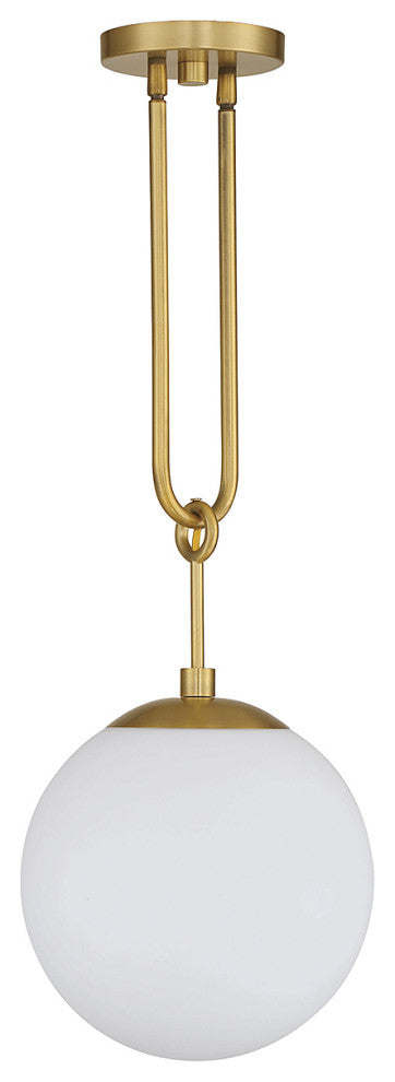 Becker 1-Light Warm Brass Pendant