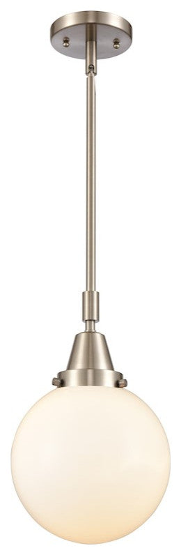 INNOVATIONS LIGHTING 447-1S-SN-G201-8 Beacon Mini Pendant