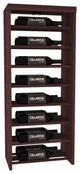 CellarVue Redwood Horizontal Wine Rack Double, , Wal