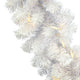 9' X 12" Crystal White Garland 210T
