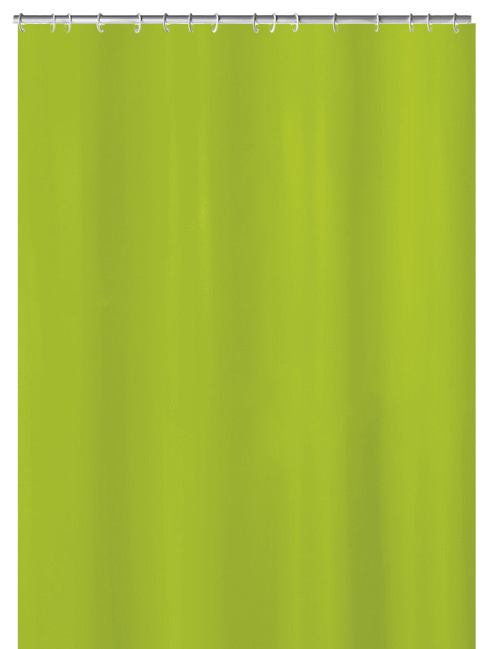 Contemporary Fabric Shower Curtain, Kito, Maygreen, Extra Wide