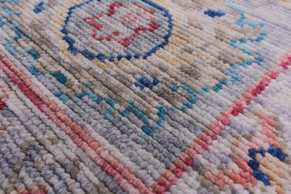 Turkish Oushak Hand Knotted Wool Rug 8' 3" X 10' 2" - Q14837