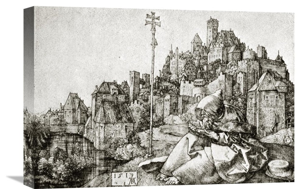 "St Anthony At The City" Artwork, 22"x15"