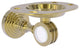 Pacific Grove Dotted Tumbler and Toothbrush Holder, Unlacquered Brass