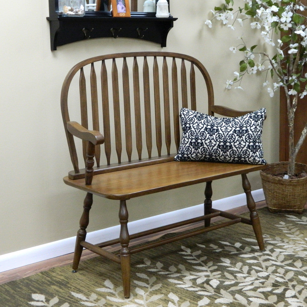 Windsor Bench, American Oak