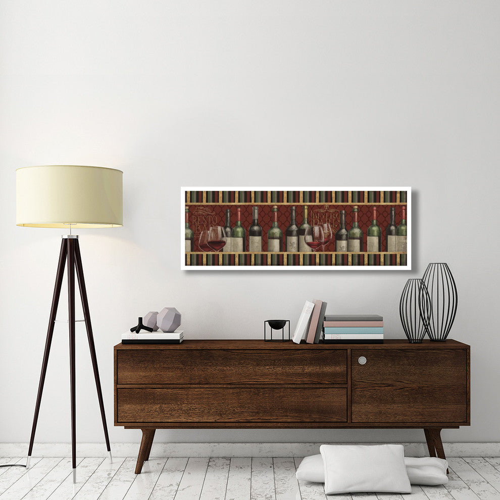 "Bistro Paris V" Digital Paper Print by Janelle Penner, 56"x20"