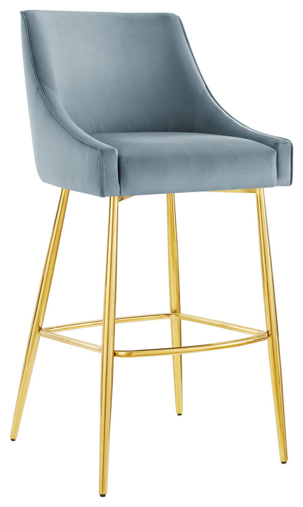 Discern Bar Stools - Set of 2 Light Blue -6037