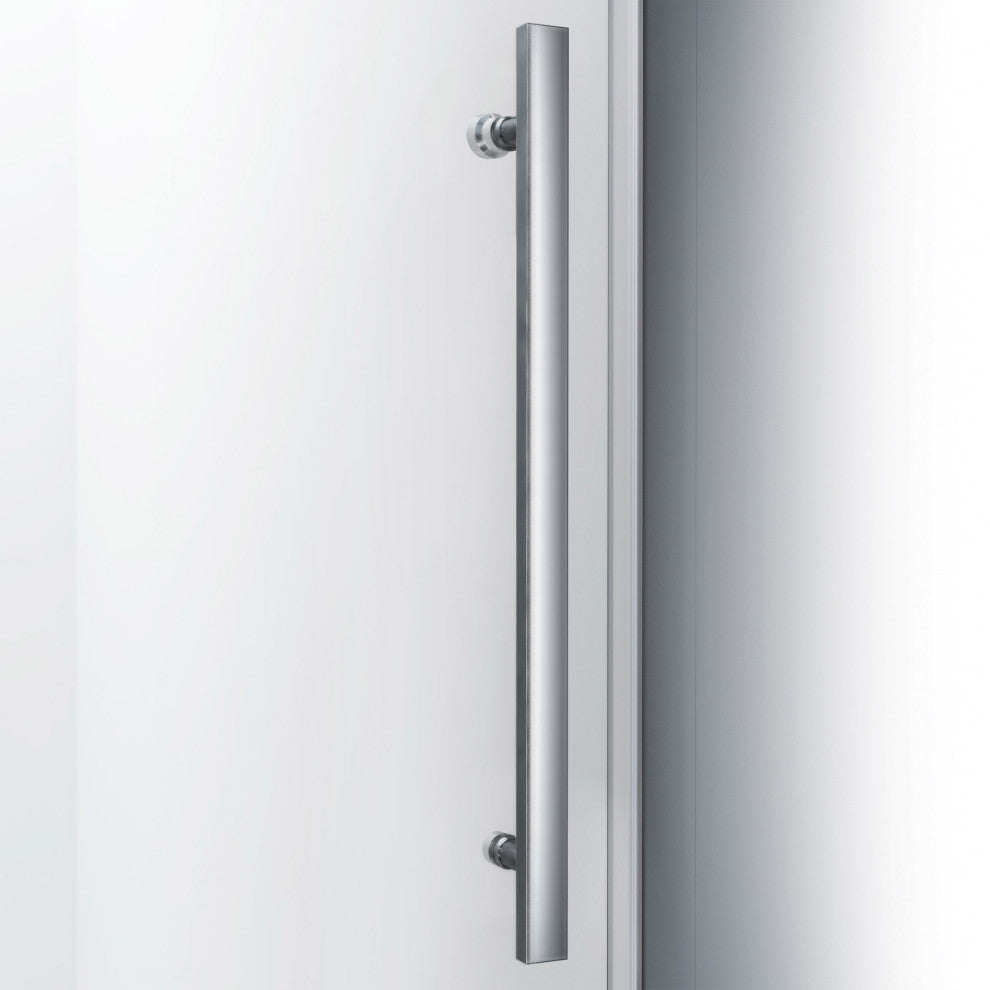 Dreamline Shen-6434480-08 Polished Stainless Steel Enigma Air Frameless Sliding