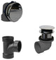 Illusionary Overflow, Sch. 40 ABS Plumbers Pack With Tip-Toe Bath Drain