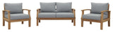 Marina 3 Piece Outdoor Patio Teak Set