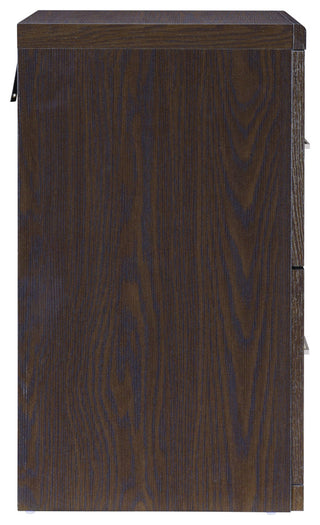 Alpine 2-Drawer Vertical File With Lockdowel Fastening System, Espresso Finish