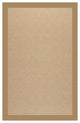 Zoe-Cane Wicker Machine Tufted Rectangle Rug, Light Gold, 10'x14'