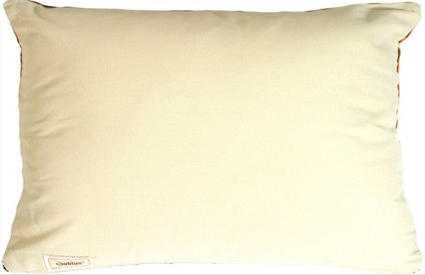 Pillow Decor - Fresh Apples on Blue Rectangular Throw Pillow
