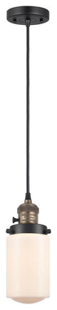 INNOVATIONS 201CSW-BAB-G311 1-Light Mini Pendant Black Antique Brass