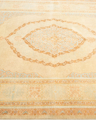 Mogul, One-of-a-Kind Hand-Knotted Area Rug Yellow, 4' 9" x 6' 7"