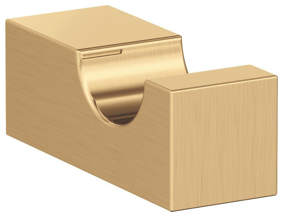 Monument Contemporary Single Robe Hook, Champagne Bronze