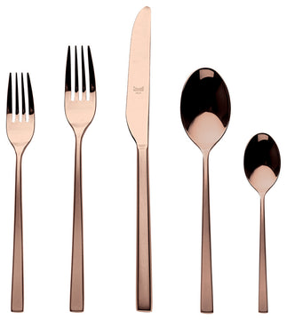 Atena Flatware Set 5 Pcs. Frozen Bronze