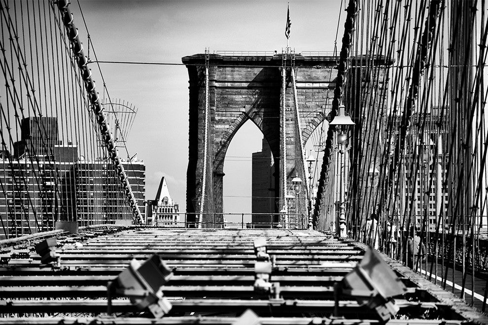 "Bye Bye Brooklyn Three" Metal, 24"x36"