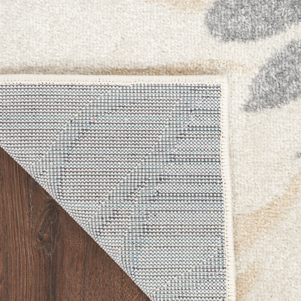 Nourison Passion 8' x 10' Ivory Grey Blue Contemporary Indoor Area Rug