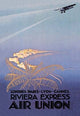 Riviera Express Air Union - Gallery Wrapped Canvas Art 28" x 42"