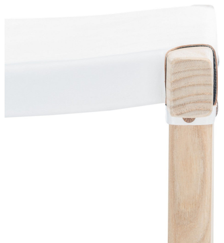 Safavieh Aariz Rectangle Counter Stool, White/Natural