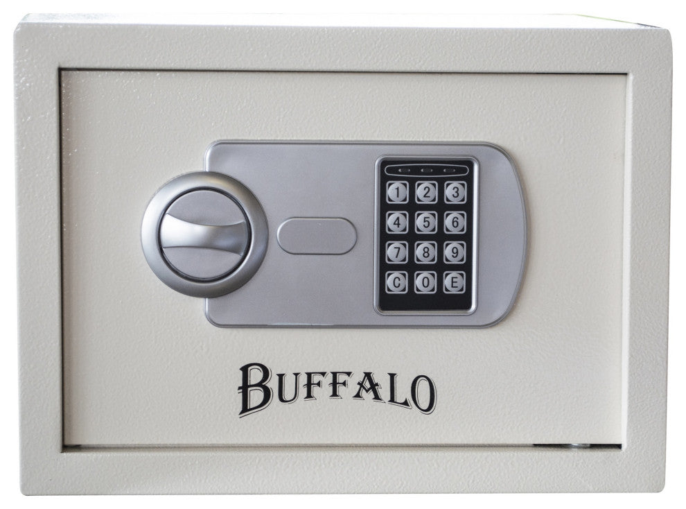 Buffalo Outdoor Pistol Safe With Keypad Lock, Beige
