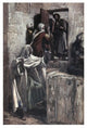 "First Denial of Peter" Digital Paper Print by James Tissot, 22"x32"