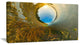 Kayak in River Little Planet, Landscape Canvas Art Print, 40x20