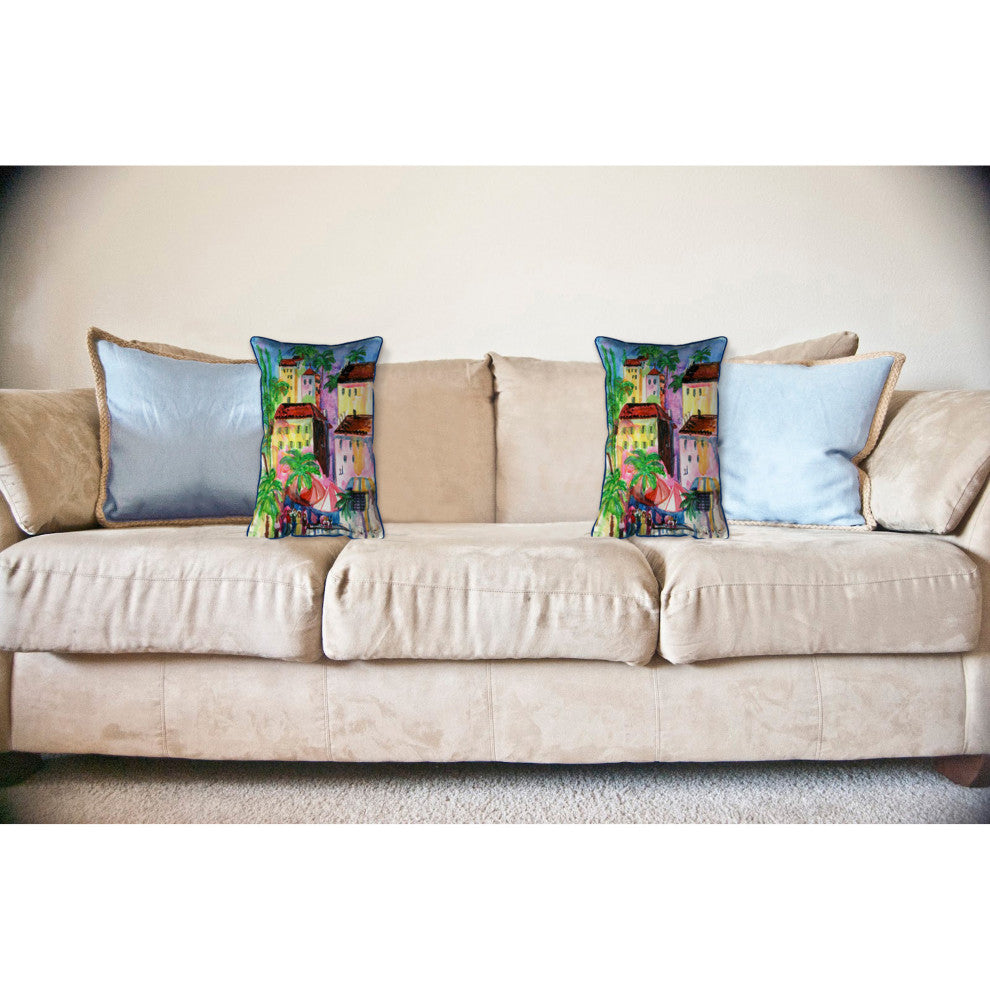 Fun City II Large Indoor/Outdoor Pillow 16x20